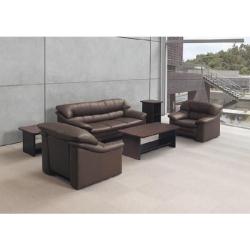 ソファーセット　黒　茶